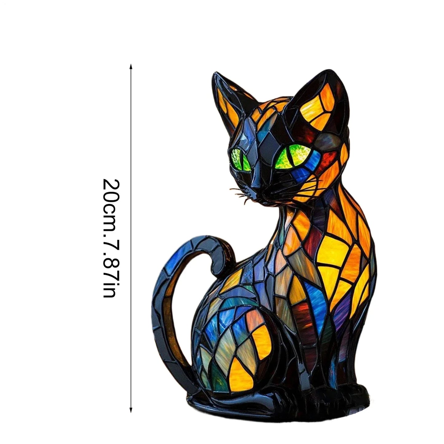 この可愛い猫のランプは、どんな部屋にもゴロゴロと温かい雰囲気をもたらします-aqy