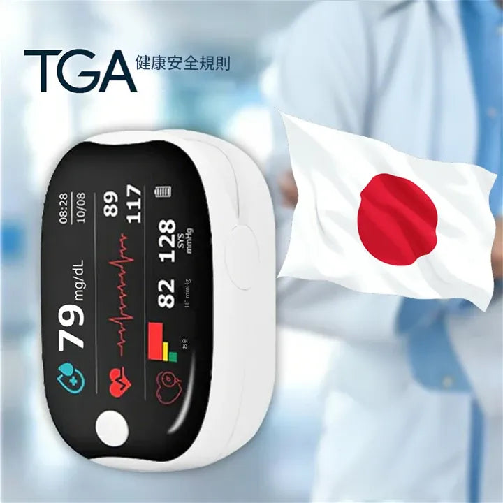 Telinala ™ GlucoSense 指先をつまむだけで、10秒以内に血糖値を測定可能。採血不要の無針式血糖測定器(🌟 2 個目は半額 - 個数が多いほどお得!