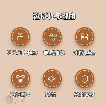 Telinala ストップアイドルで、もう暖房費を無駄にしません – お部屋は数秒で暖まります🔥 2つ目は半額！