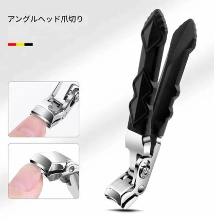 鋭い湾曲刃と長いハンドルを備えた爪切り