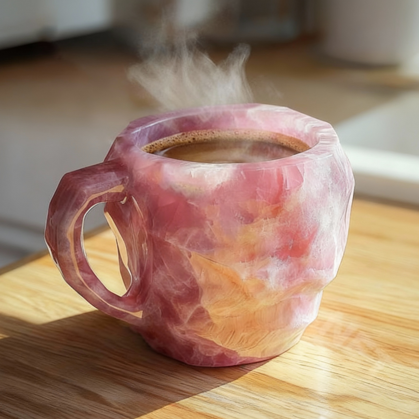 2025年クリスマス新作 — 多色アゲート鉱物クリスタルコーヒーマグ — 限定割引！✨