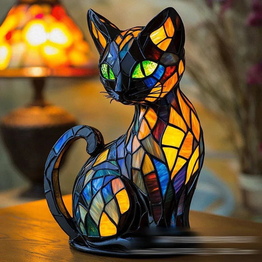 この可愛い猫のランプは、どんな部屋にもゴロゴロと温かい雰囲気をもたらします